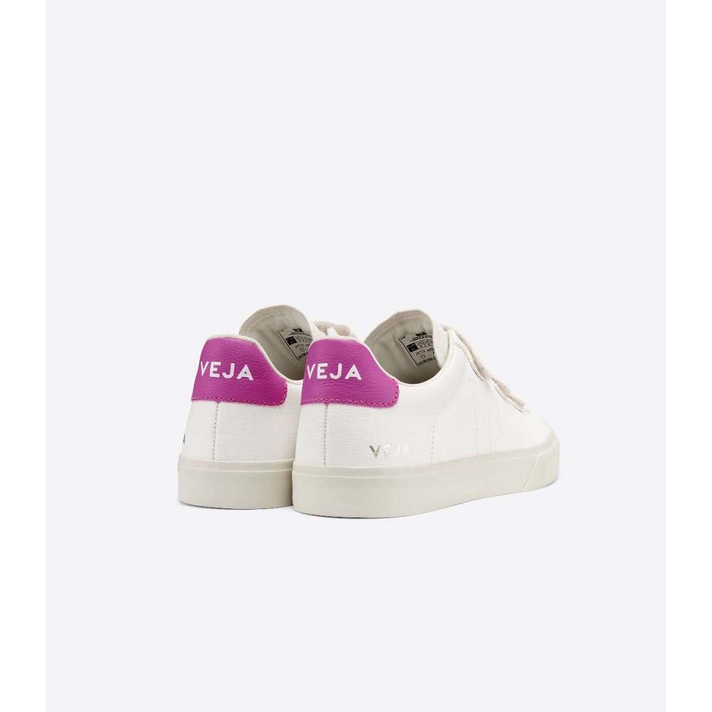 Veja RECIFE CHROMEFREE Sneakers Dames White/Purple | BE 624DFM